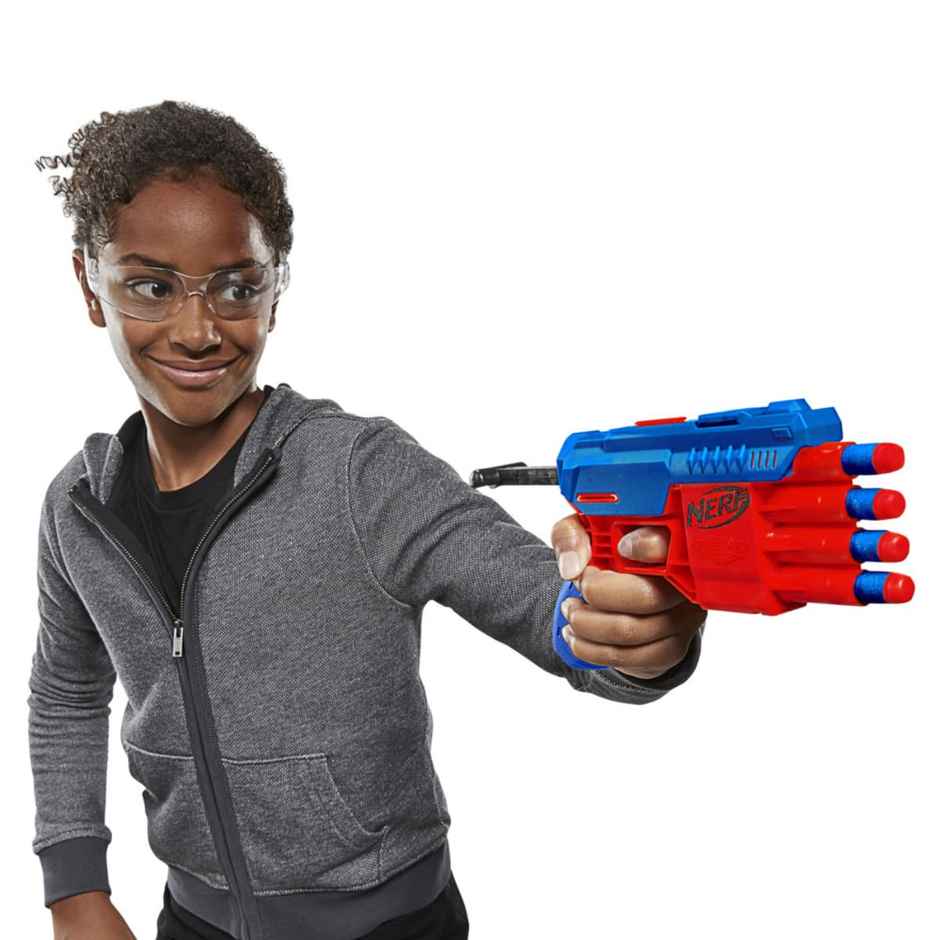 Nerf Alpha Strike Fang QS-4 Blaster with 10 Elite Darts | Toy Gun